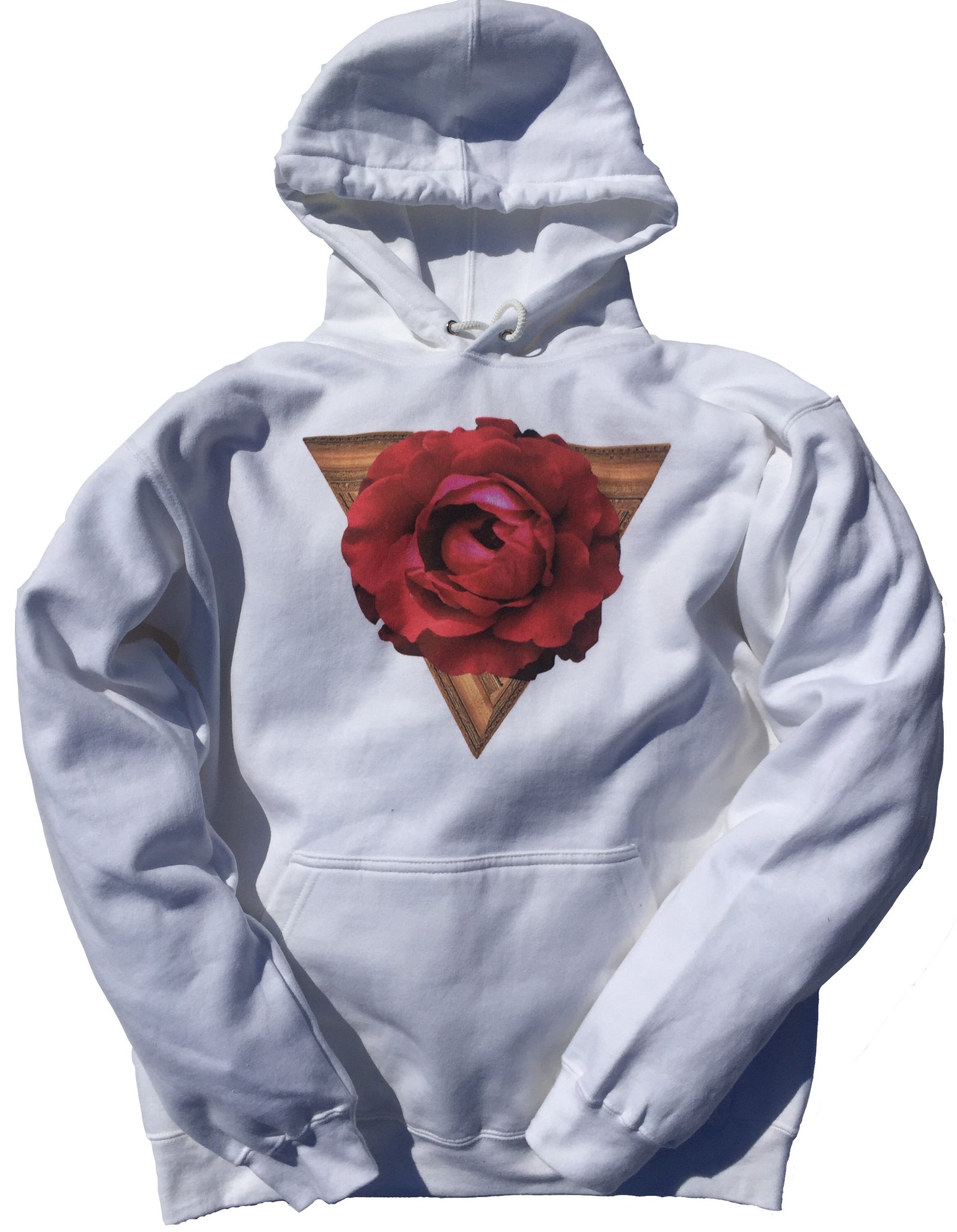 White Rose Crest Hoodie