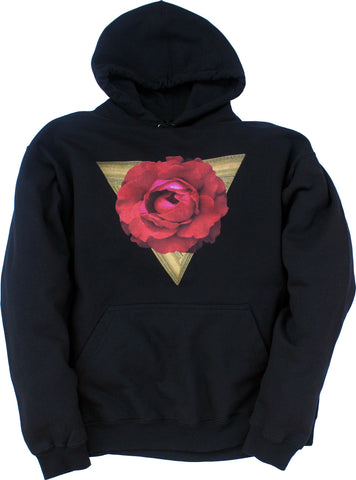 Black Rose Crest Hoodie